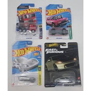 Hot Wheels Lot Of 4: Optimus Cruise Bruiser Coupe Clip Nissan 350z New